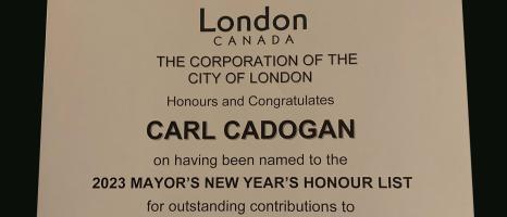 Congrats to Carl on being named to Mayor's List